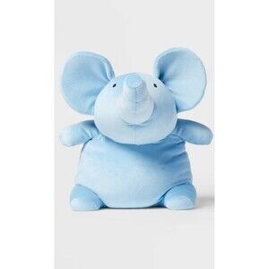 Pillowfort Blue Elephant Weighted Plush Throw Pillow Kids 14"